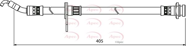Apec HOS3977 Brake Hose - 1