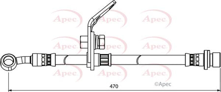 Apec HOS3979 Brake Hose - 1