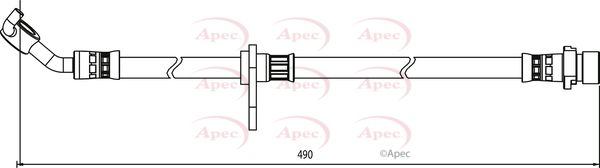 Apec HOS3983 Brake Hose - 1