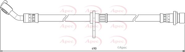 Apec HOS3984 Brake Hose - 1