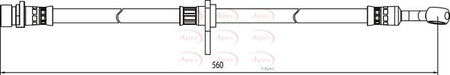 Apec HOS3991 Brake Hose - 1