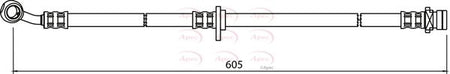 Apec HOS3999 Brake Hose - 1