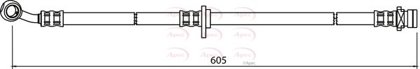 Apec HOS3999 Brake Hose - 1