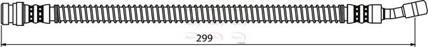 Apec HOS4005 Brake Hose - 1