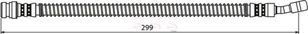 Apec HOS4005 Brake Hose - 1