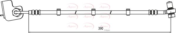 Apec HOS4009 Brake Hose - 1