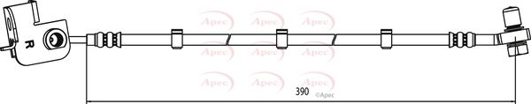Apec HOS4010 Brake Hose - 1