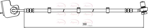 Apec HOS4011 Brake Hose - 1