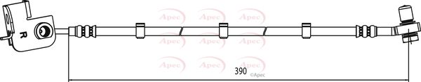 Apec HOS4012 Brake Hose - 1
