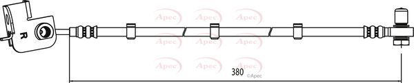 Apec HOS4013 Brake Hose - 1