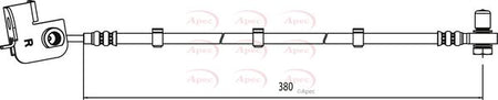 Apec HOS4013 Brake Hose - 1