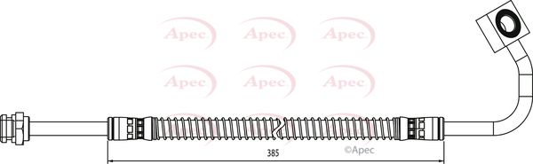 Apec HOS4019 Brake Hose - 1