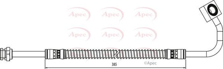 Apec HOS4019 Brake Hose - 1