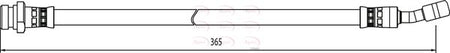 Apec HOS4023 Brake Hose - 1