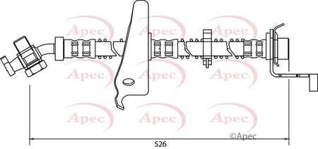 Apec HOS4027 Brake Hose - 1