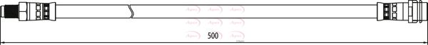 Apec HOS4032 Brake Hose - 1