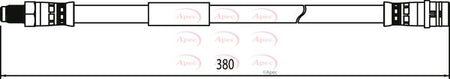 Apec HOS4034 Brake Hose - 1