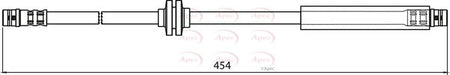 Apec HOS4037 Brake Hose - 1