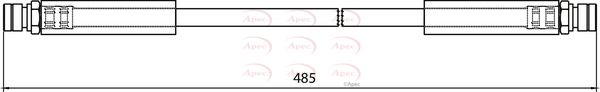 Apec HOS4038 Brake Hose - 1