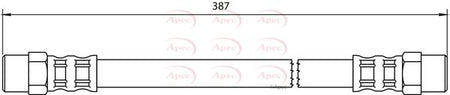 Apec HOS4039 Brake Hose - 1