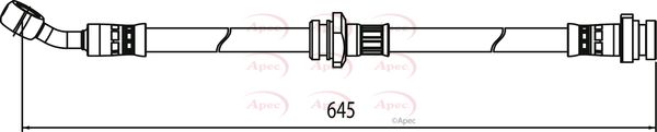 Apec HOS4048 Brake Hose - 1