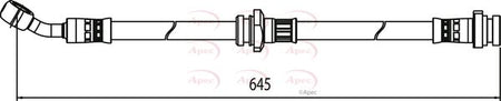 Apec HOS4048 Brake Hose - 1