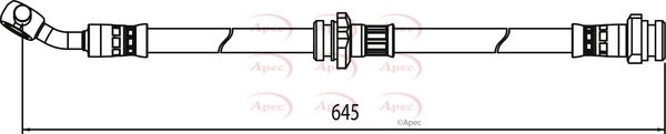 Apec HOS4049 Brake Hose - 1