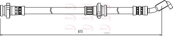 Apec HOS4054 Brake Hose - 1