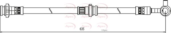 Apec HOS4057 Brake Hose - 1