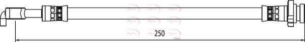 Apec HOS4058 Brake Hose - 1