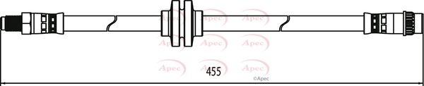 Apec HOS4061 Brake Hose - 1