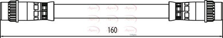 Apec HOS4062 Brake Hose - 1