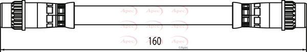Apec HOS4062 Brake Hose - 1