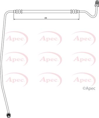 Apec HOS4065 Brake Hose - 1