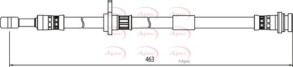 Apec HOS4067 Brake Hose - 1