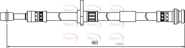 Apec HOS4068 Brake Hose - 1