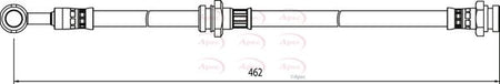Apec HOS4070 Brake Hose - 1