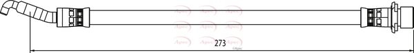 Apec HOS4071 Brake Hose - 1