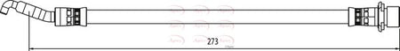 Apec HOS4071 Brake Hose - 1