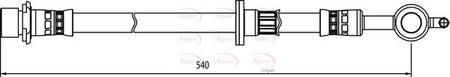 Apec HOS4081 Brake Hose - 1