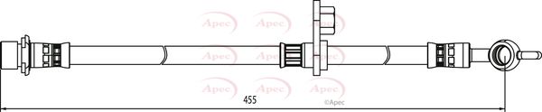 Apec HOS4083 Brake Hose - 1