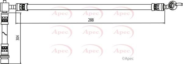 Apec HOS4085 Brake Hose - 1