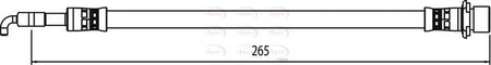 Apec HOS4092 Brake Hose - 1
