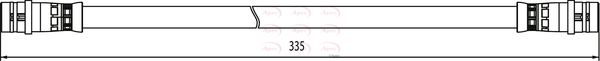 Apec HOS4097 Brake Hose - 1