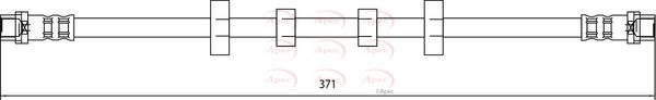 Apec HOS4098 Brake Hose - 1