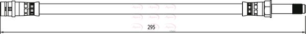 Apec HOS4101 Brake Hose - 1