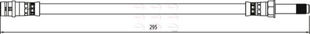 Apec HOS4101 Brake Hose - 1