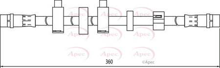 Apec HOS4104 Brake Hose - 1