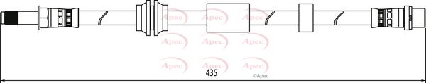 Apec HOS4105 Brake Hose - 1