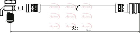 Apec HOS4110 Brake Hose - 1